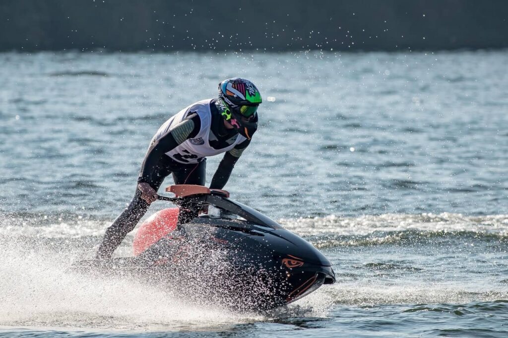 man on jet ski